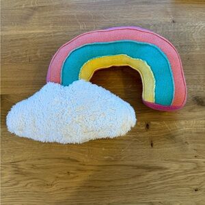 Target Rainbow and Cloud Pillow - Pink, Yellow, Blue